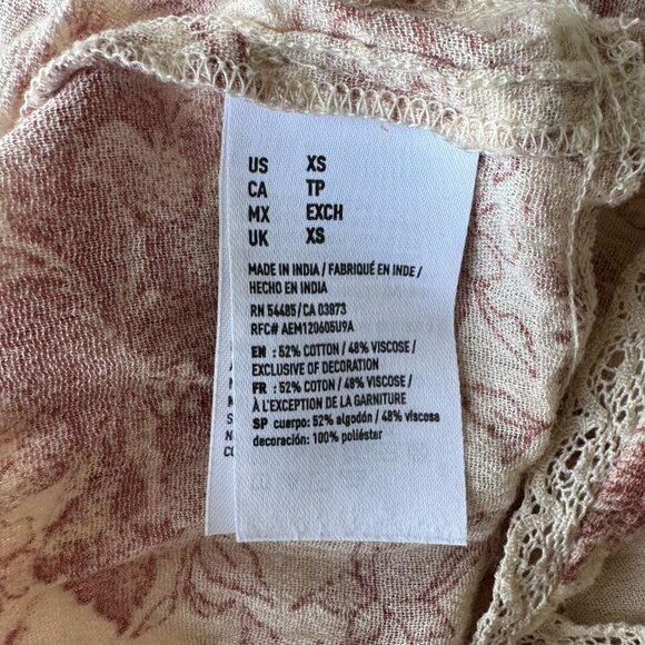 American Eagle floral blouse - Picture 4 of 4